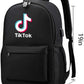 Business Travel Backpack Anti Theft Slim Durable Backpack With USB Port (black)