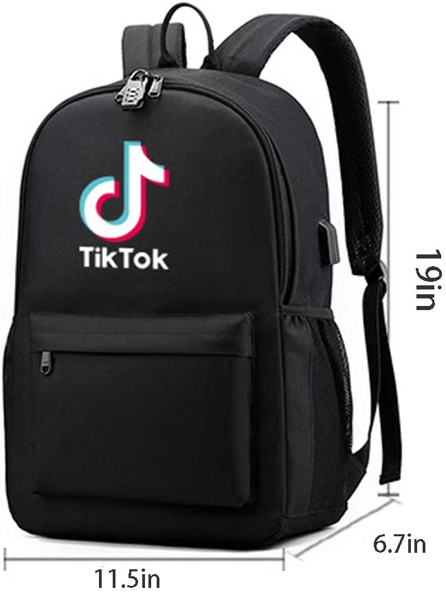 Business Travel Backpack Anti Theft Slim Durable Backpack With USB Port (black)