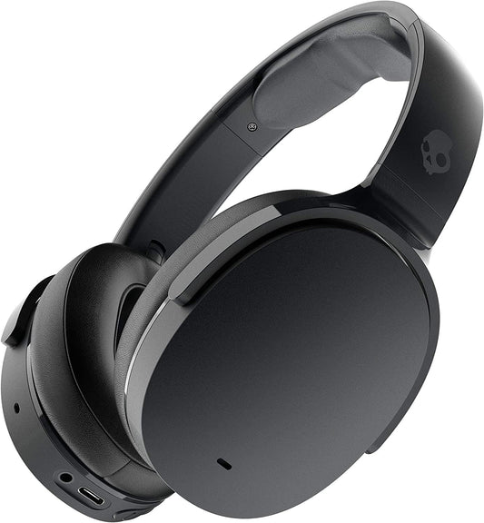 Skullcandy Hesh ANC Wireless Over-Ear Headphones, Active Noise Cancelling, Wireless Charging 22 Hours Battery Life - True Black