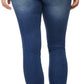 WallFlower Women's Juniors Instastretch High Rise Flirty Curvy Skinny Jeans (Standard and Plus)