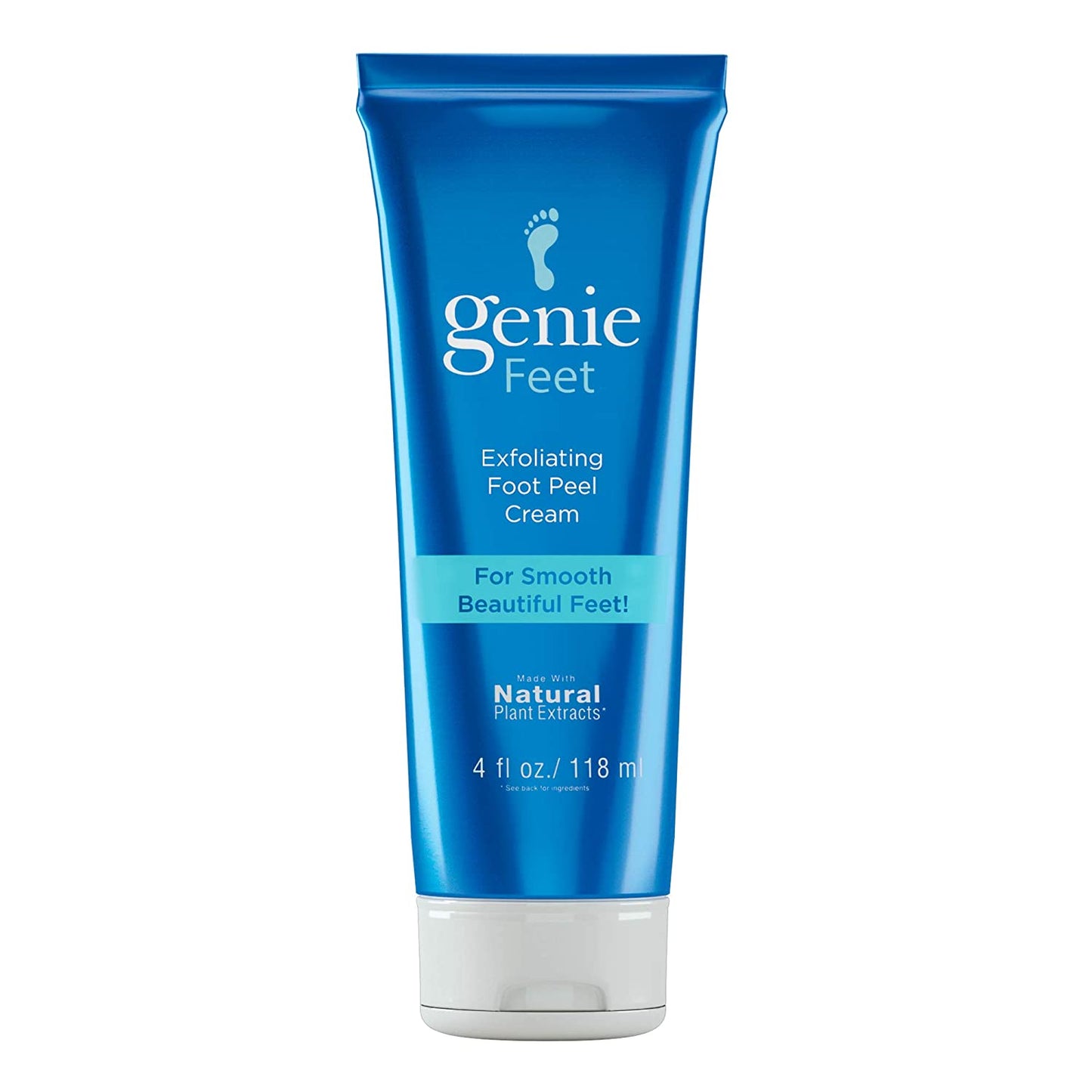 Ontel Genie Feet Exfoliating Foot Peel Cream, 4 Ounce