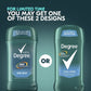 Degree Men Antiperspirant Deodorant 48-Hour Odor Protection Cool Rush Mens Deodorant Stick, 2.7 Oz (Pack of 6)