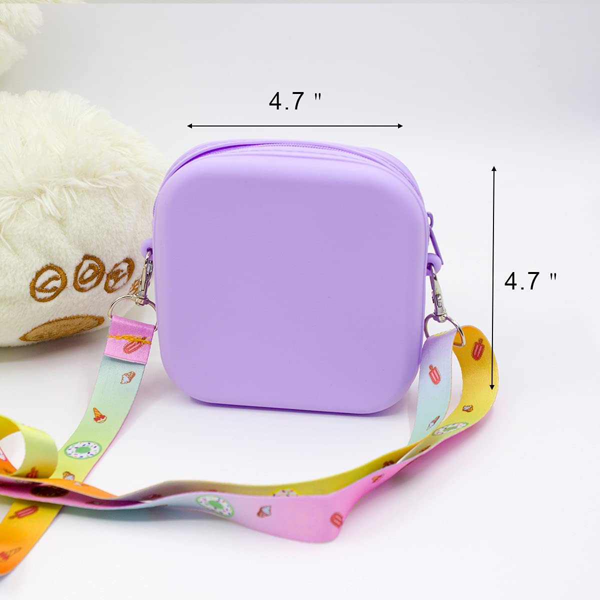 G.CHEN Tiktok Purse Kids Bag for Boys and Girls Small Messenger Bag(Violet)