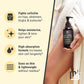 M3 Naturals Anti Cellulite Massage Oil Infused with Collagen and Stem Cell Help Tighten Tone Stretch Marks | Skin Firming Cellulite Remover Treatment | 8 Fl Oz