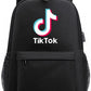 Business Travel Backpack Anti Theft Slim Durable Backpack With USB Port (black)