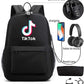 Business Travel Backpack Anti Theft Slim Durable Backpack With USB Port (black)