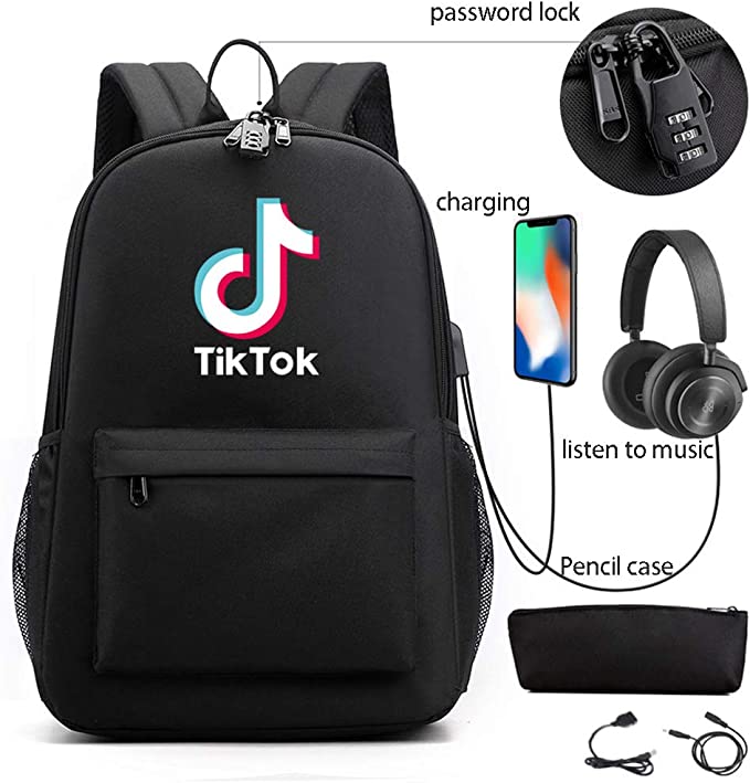 Business Travel Backpack Anti Theft Slim Durable Backpack With USB Port (black)